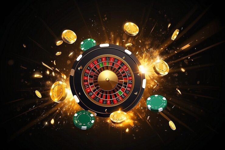 Low-bandwidth network indicator showing slot828 app still streaming a live roulette table